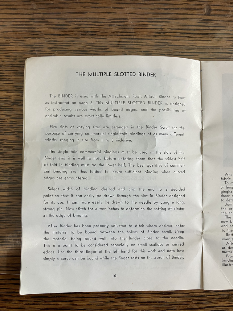 The Multiple Slotted Binder